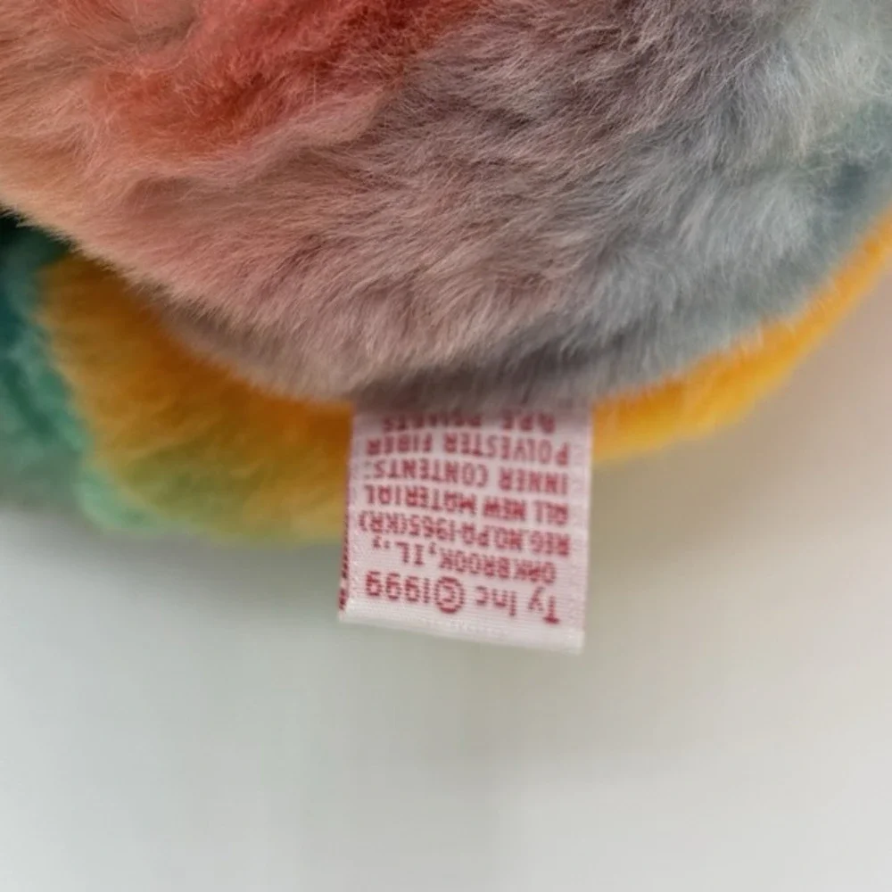 rare‎ Large Peace Bear 1996: Multicolor-pastel